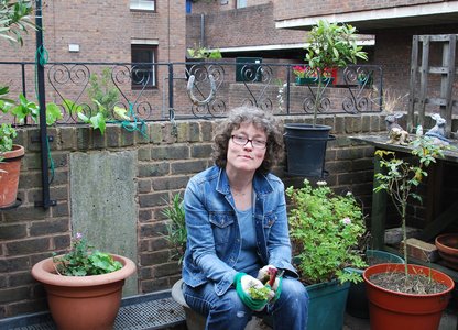 Petra in Rosemary's garden 4