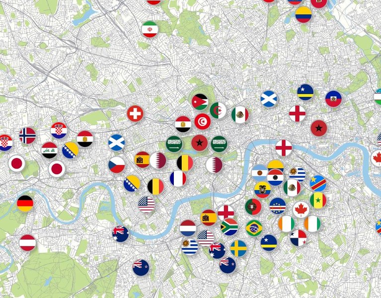 world in london